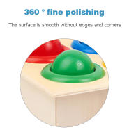 Juego De Tablero De Rompecabezas De Madera Para Niños Juguete Montessori De Martillar Bola Juguete Educativo Para Niños Y Niñas Familiar - details 4