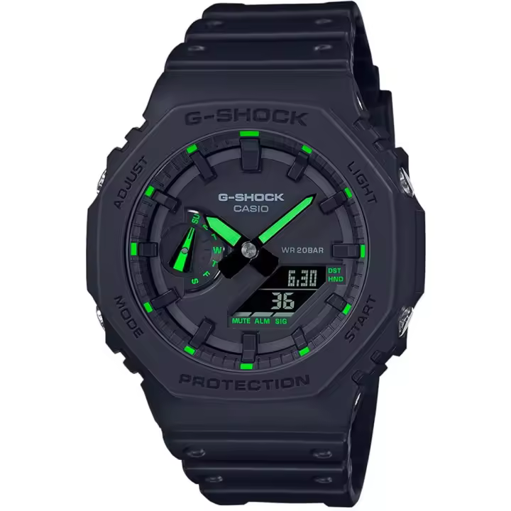 Reloj de pulsera CASIO G-Shock - GA-2100-1A3ER correa color: Negro Dial Negro Hombre - 1