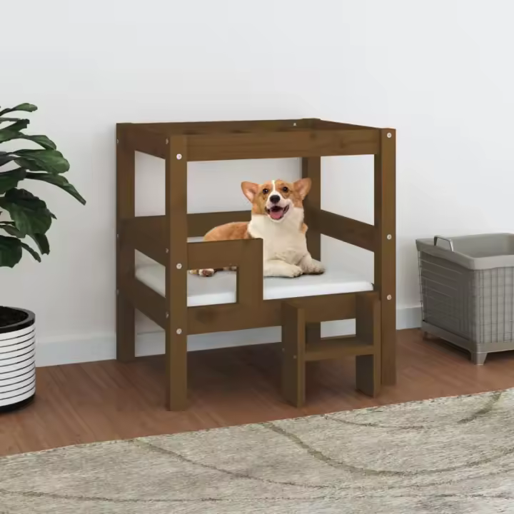 vidaXL Cama para Perros Cachorro Animal Doméstico Color Negro,  Natural,  Blanco y mas - 1