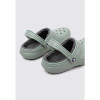 Crocs CLASSIC LINED CLOG Zuecos Planos Unisex Verde - details 2