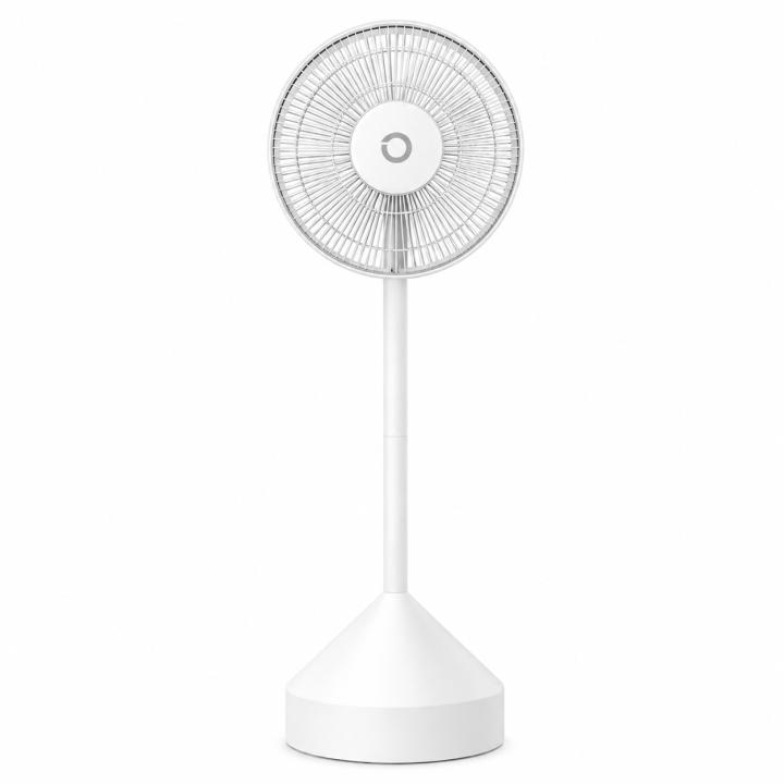 Ventilador de Pie y Mesa 2 en 1 70W, 3 Alturas Ajustables, 3 Velocidades, Temporizador 3/6/9H, Base con Almacenaje… — oferta en Miravia