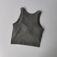 Ropa Deportiva Para Mujer Top De Yoga Fitness Absorbedor De Choque Con Sujetador Integrado Secado Rápido Transpirable Vestir Como Chaleco Deportivo Exterior - details 10