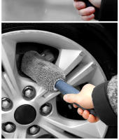 Set De Cepillos Para Ruedas Y Rines De Coche Con Mango Plástico Limpieza Portátil Microfibra Herramientas De Limpieza Automóvil - details 6