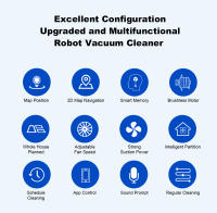 LIECTROUX N7S-U Robot Aspirador y Fregasuelos Succión 6000Pa,150 min Autonomía,Recipiente de Polvo 400ml y Tanque de Agua 250ml, App WiFi, Funciona con Alexa y Google Assistant, ,Mando y Voz,Apto para suelos duros,alfombras y pelo de mascotas - details 0