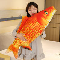 Muñeco De Peluche De Pecado Dorado 3D Simulación 30-80cm Almohada Creativa De Sofá Regalo Juguete De Animal Suave Para Niños Y Adultos - details 13