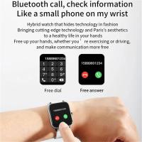 Reloj inteligente deportivo y de fitness de 1,54 pulgadas, reloj inteligente con Bluetooth IP67 resistente al agua, lector de actividad y probador de agua, pantalla LCD táctil a todo color, con monitor de frecuencia cardíaca/sueño, para Android e iOS - details 1