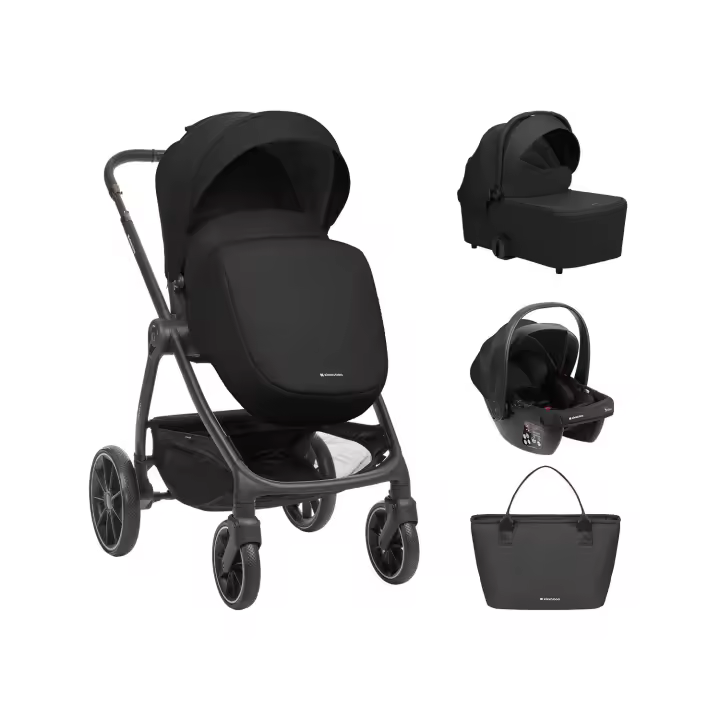 Cochecito 3 en 1 Modena Kikkaboo con capazo, silla de auto y silla de paseo - 1