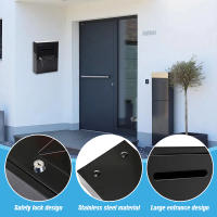 Bandeja De Correo Metálica De Pared Para Oficina Y Hogar Capacidad Grande Fácil Instalación Medidas 20x7.5x26 Cm - details 5