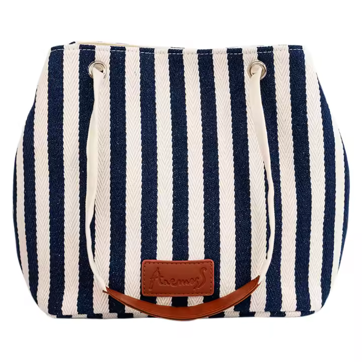Anemoss Bolso Bandolera Mujer Azul Marino Tela 23,5x12x22 cm - 1