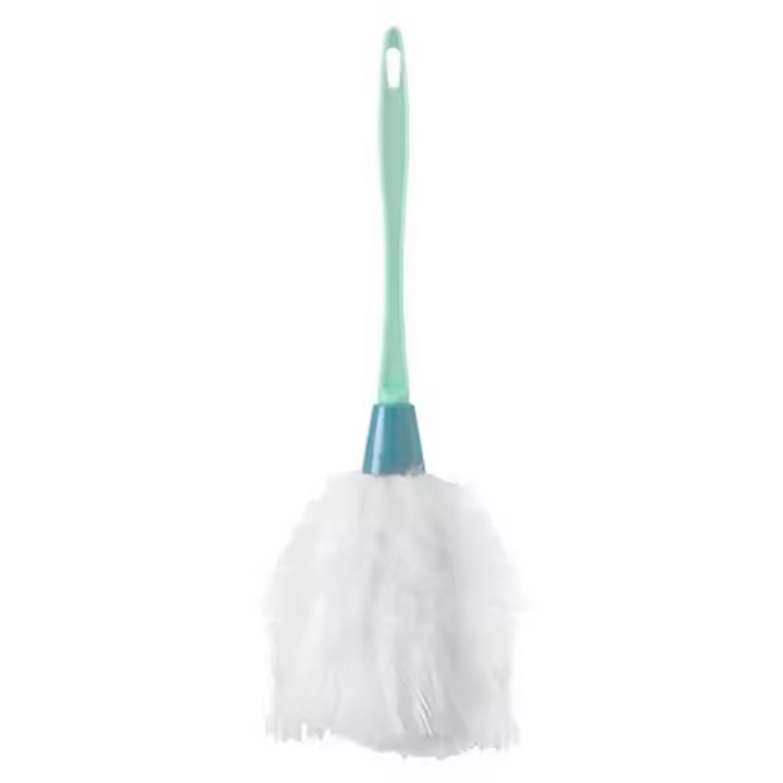 VIGAR® - Plumero Pavo Blanco - Limpieza Eficaz - Atrapa el Polvo Fácilmente - Duradero y Resistente - Ideal para Cualquier Superficie - 1