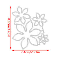 Molde De Corte De Metal Con Diseño De Flores Para Scrapbooking Álbumes De Fotos Tarjetas Y Decoración De Papel Compatible Con Carbono Acero - details 19