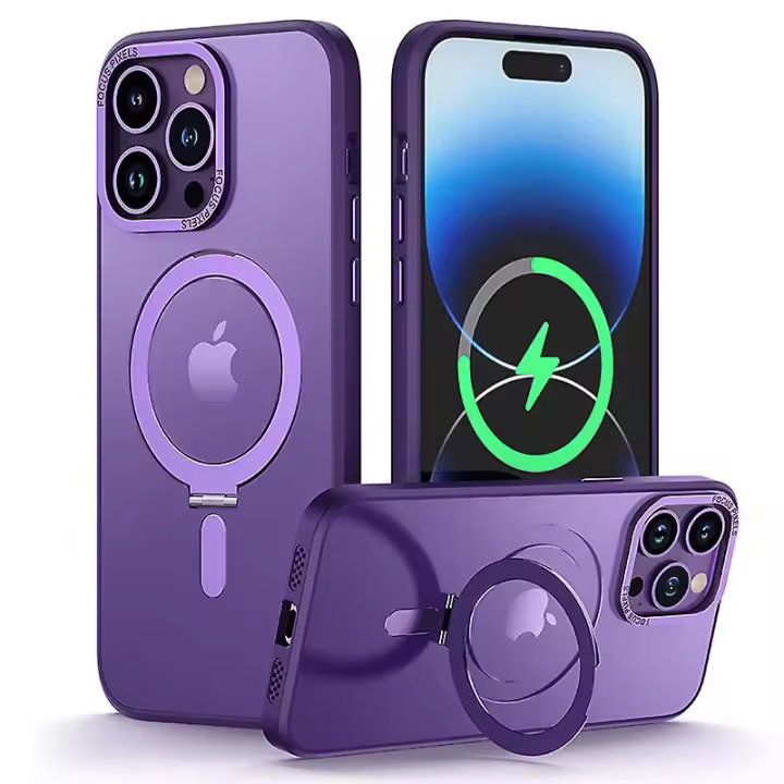 Creative Magsafe Magnetic se Compatible con iPhone 14 Pro Max - Púrpura - 1