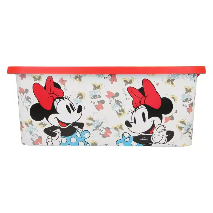 Stor Caja de Almacenaje de Minnie Mouse 13 Litros - Organización Fácil y Práctica - 1