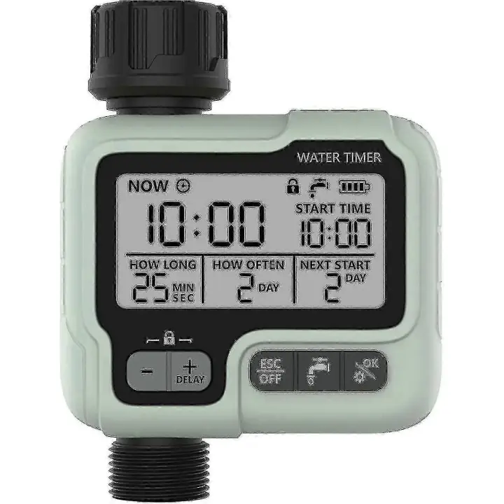 For Large LCD Display Water Timer - Waterproof Irrigation Timer for Automatic Sprinkler System - 1