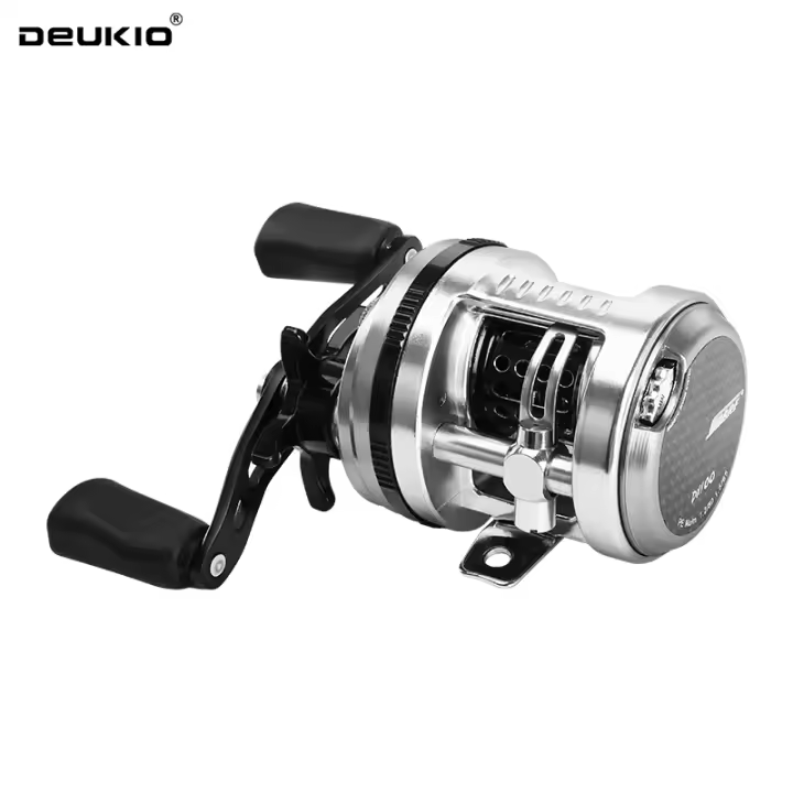 Carrete De Pesca En Agua Salada DEUKIO 9+1BB Carrete De Caña De Pescar Para Mar 7.0:1 Ratio De Engrosamiento Carrete De Pesca Baitcasting round Trolling - 1