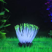 Adorno Acuático De Silicona Para Acuariopeces Artificiales Decoración Submarina Con Coral Y Plantas Iluminadas Para Decoración De Tanque De Acuario - details 10