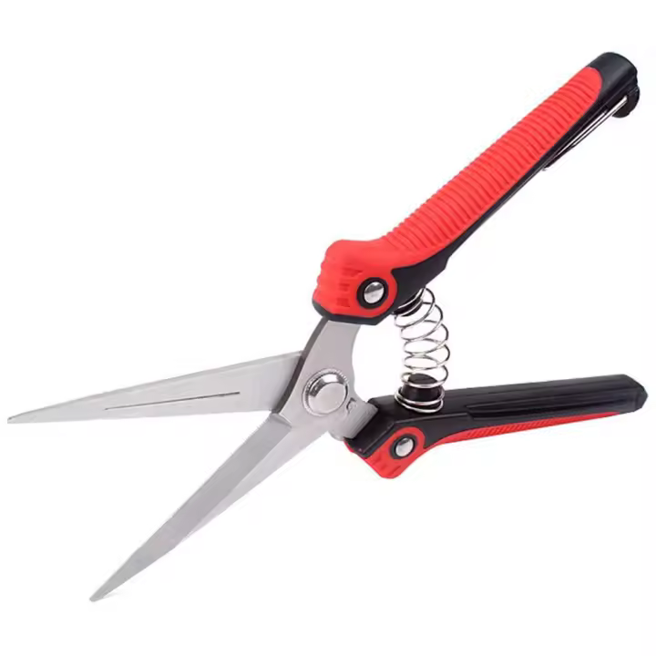 Tijeras De Podar De Acero Inoxidable Para Jardín Y Frutas Con Mango Antideslizante Podador De Rama Para Macetas Y Trimming De Césped - 1
