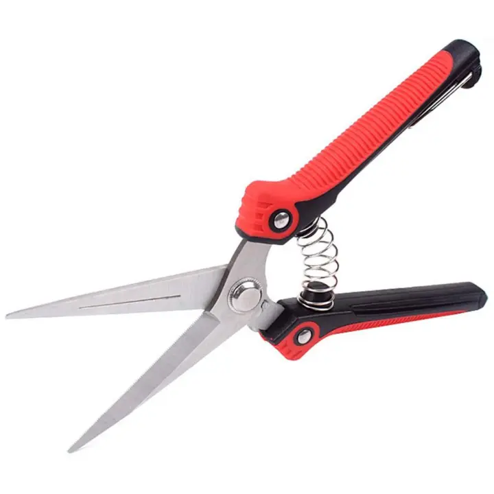 Tijeras De Podar De Acero Inoxidable Para Jardín Y Frutas Con Mango Antideslizante Podador De Rama Para Macetas Y Trimming De Césped - 1