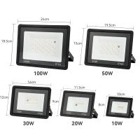 Floodlight LED RGB IP66 Impermeable 220V 30W 50W 100W Luz De Iluminación Exterior Con Reflector Para Paisajismo Y Decoración De Exterior - details 0