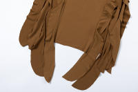 Vestido Asimétrico De Hombro Solo Para Mujer Primavera/Verano Moda Europea Y Americana Slim Fit Cintura Ajustada Irregular - details 19