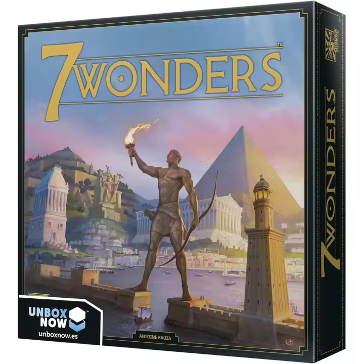 7 Wonders | Repos Production | Juego de Civilizaciones Ganador de Varios Premios | A Partir de 10 Años | De 3 a 7 Jugadores | 30 Minutos por Partida | Español | Militar  | Cartas | Asmodee - 1