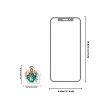 46pcs INS Viento Perfume Botella Retro Graffiti Pegatina DIY Decoración Para Laptop Taza De Agua Maleta Clásico Juguete PVC Impermeable - details 2