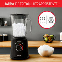 Batidora Smoothie Moulinex 1200W, Pica Hielo, AutoClean, Jarra Tritán 2L, Tecnología Powelix, 3 Programas Automáticos y Sistema de Refrigeración - details 1