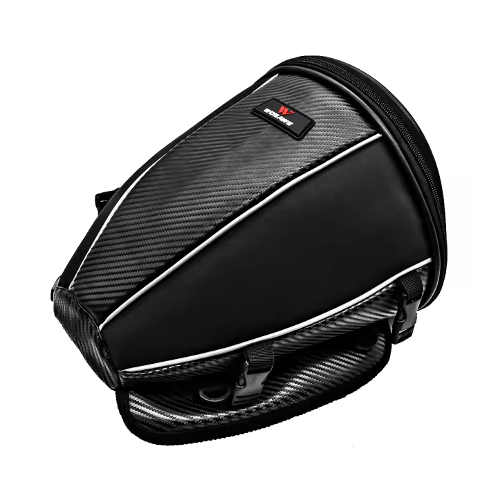Bolsa De Motocicleta Ligera Y Resistente Al Agua Con Reflejos Para Tanque Y Asiento Trasero De Moto Bolsa De Equipaje Para Viaje - 1
