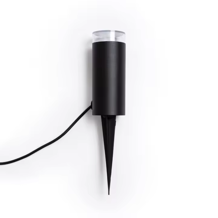 Ledkia Foco Exterior LED 3W con Pincho Botanic EasyFit 12V Negro - 1