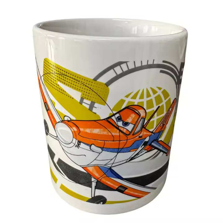 Taza infantil 300ml Cars y Aviones Nickelodeon – Regalo original para niños – No apta lavavajillas ni microondas - 1