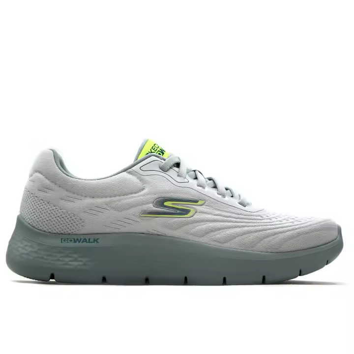 Skechers 216687 Zapatilla deportiva casual,sneakers,cordones elásticos,suela verde de goma,de tela, para caballero - 1