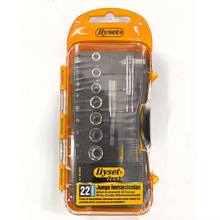 LIYSET  22 piezas Juego herramientas.Destornillador multipuntos Para trabajos de precisión en electrónica, joyería,óptica, bricolaje, etc. - 1
