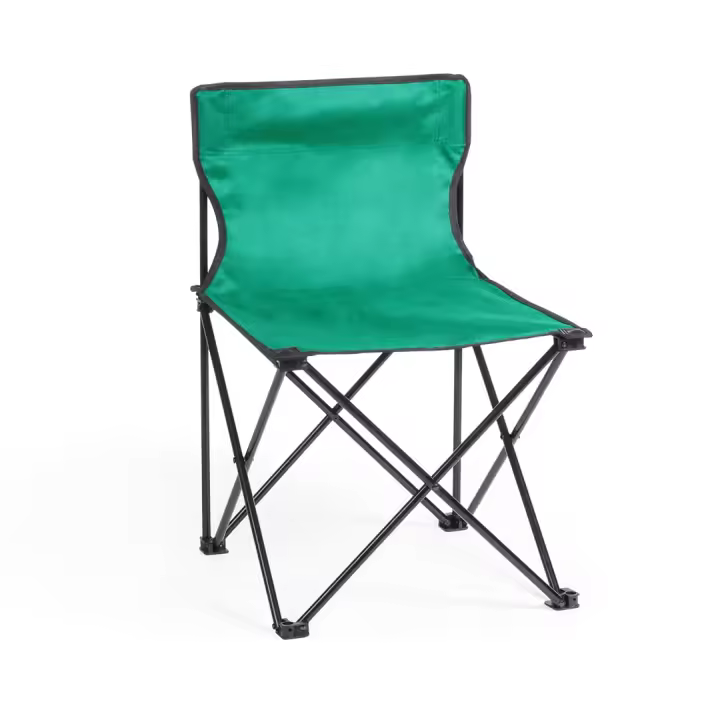 TIENDA EURASIA - Silla de Playa Plegable | Silla Plegable de Aluminio | Asiento de Políester Reforzado | Patas Antideslizantes | Funda con Asas de Transporte | Medida 40 x 40 x 70 cm. - 1