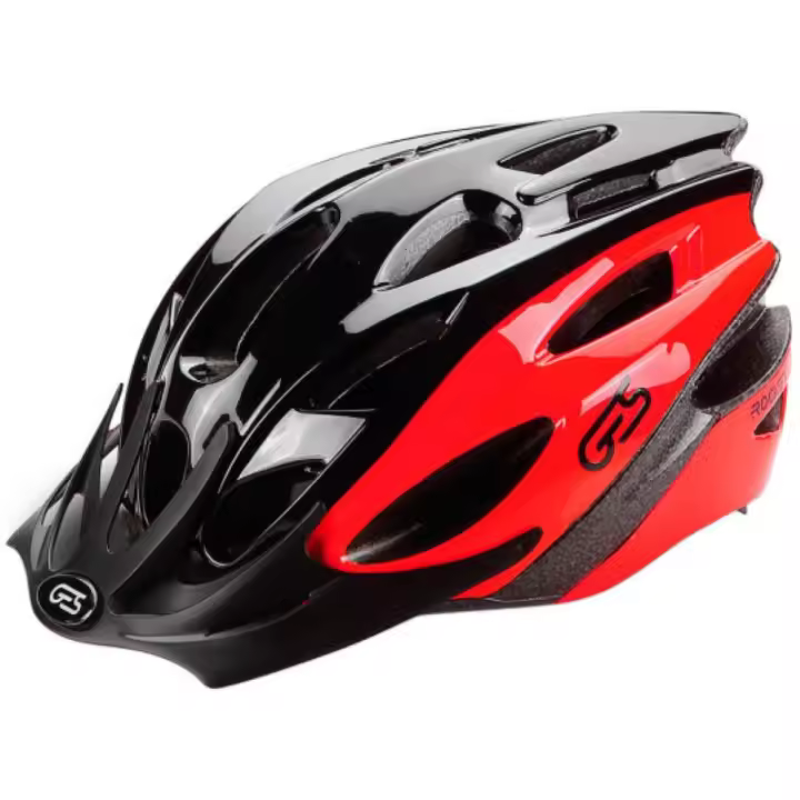 Casco Bicicleta Montaña Ges Rocket Talla-M, Rojo/Negro - 1