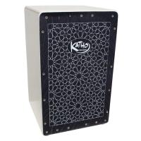 Cajón Flamenco Artesanal Alhambra Black - Fabricado en España por Katho Percusión - details 2