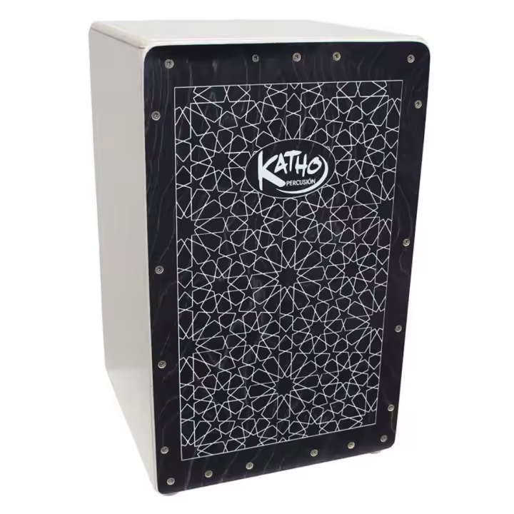 Cajón Flamenco Artesanal Alhambra Black - Fabricado en España por Katho Percusión - 1