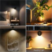 Focos interiores LED inalámbricos, suministro de energía de batería, con control remoto, faros recargables interiores, con cronómetro y luz ajustable, lámparas de pared 3ct, focos de plantas y obras de arte, iluminación clave - details 6