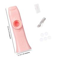 Flauta Kazoo Educativa Para Clase Instrumento Musical Fácil De Jugar Para Niños Regalos Para Amantes De La Música Decoraciones De Fiesta Fáciles De Jugar Con Correa De Cuello - details 0
