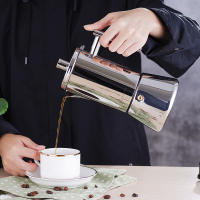 Cafetera Italiana de Maple inoxidable, cafetera Expresso, 6 Taza, 300ml, Moka de inducción. - details 0