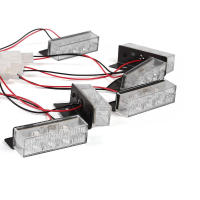 Luz De Advertencia Estroboscópica Para Coche 6x3 LED Rojo Azul Amarillo 12V Antena Frontal De Emergencia Para Policía Y Bomberos - details 1