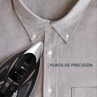 Plancha de vapor Eco Intelligence de Rowenta, tecnología Eco Intelligence, diseño ecorresponsable, potente distribución del vapor, punta de alta precisión, segura y fácil de usar, DW6341D1 - details 3