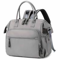 Mochila para mamá, bolso de mano para guardar biberones y pañales, mochila impermeable que se puede colgar en el cochecito de bebé, bolsa de almacenamiento - details 8