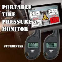Medidor De Presión De Neumáticos Portátil De Cadena De Llaves Digital LCD 5-100 PSI Tester De Presión De Aire Para Ruedas - details 0