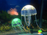 6pcs Decoración De Acuario Jirafales Artificiales Multicolor Luces Submarinas Para Tanque De Peces Adorno Iluminoso Para Aquario - details 0