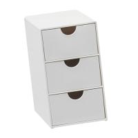Organizador De Escritorio Con 3 Cajones Multifuncional Antipolvo Pileable Para Suministros De Escritorio Baño Y Hogar - details 1