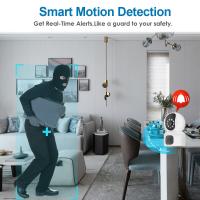 Cámara IP Inteligente Para El Hogar 8MP 4K Dual Lens Con Tarjeta SIM 4G Visión Nocturna Color Protección De Seguridad CCTV Instalación Interior - details 5