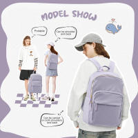 Mochila Estilosa Para Mujeres Y Niñas Con Bolso Integrado Mochila De Viaje Para Estudiantes De Universidad Y Escuela Con Capa De Computadora Mochila Durable De Nylon - details 5
