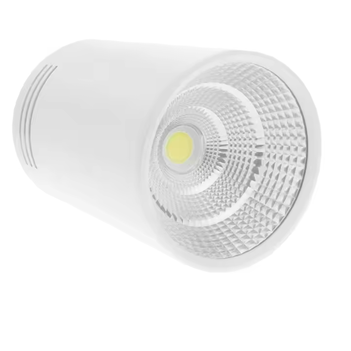 Foco LED de superficie Lámpara COB 5W 220VAC 3000K blanca 75mm - BeMatik - 1