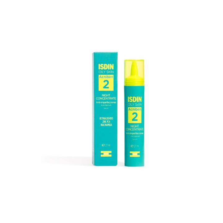 Isdin Acniben Anti-Blemish Night Conc 27 Ml No 2 — oferta en Miravia