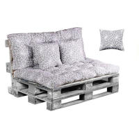 E-LONG Cojín para pallet, 4 unidades por pack (respaldo, asiento, 2 cojines 45x45) - details 6